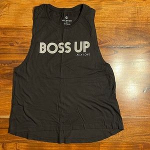 Excellent condition Peloton BOSS UP Ally Love tank (medium)